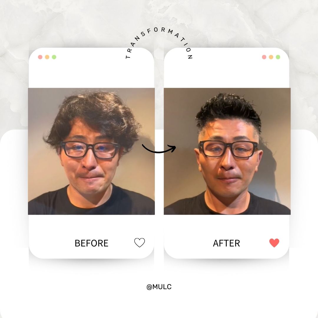 【Before/After】File.07「かっこよくなってモテたい」